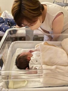 岡崎市　岡崎　出産　おめでとう　ママになりました　ばあちゃん　命名　お宮参り