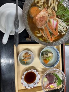 岡崎市　岡崎　秋御膳　秋の御膳　季節御膳　ランチ　定食　御膳　松茸釜飯　松茸土瓶蒸し　カキフライ　秋刀魚の塩焼き　鰆の幽庵焼き　柿なます　セイコカニ　セコガニ　ズワイガニの雌　味噌鍋　内子と外子が美味しい　