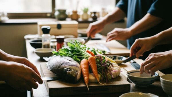 パパとママもゆっくり食事を。お食い初めは個室完備の魚信本店へ
