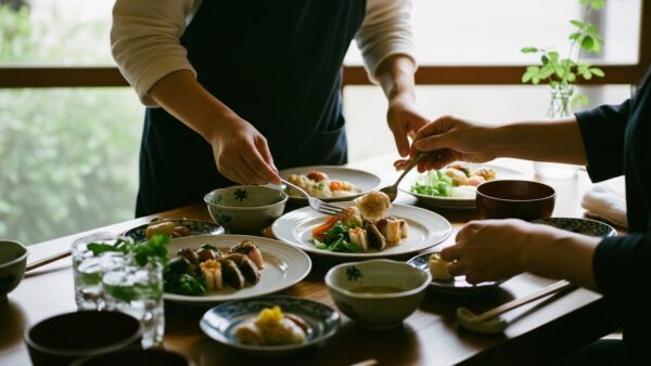 生後100日の記念日。写真映えもバッチリな魚信のお食い初め膳