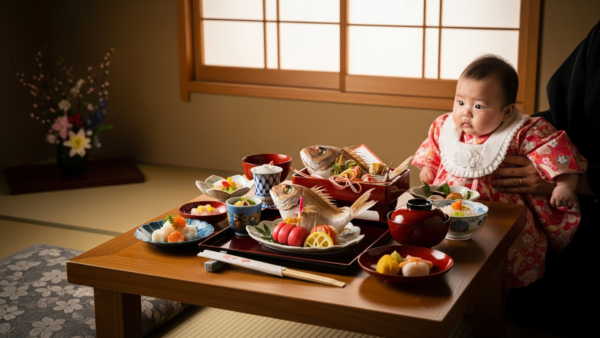 岡崎市でお食い初め。赤ちゃんと一緒でも個室だから周りが気になりません