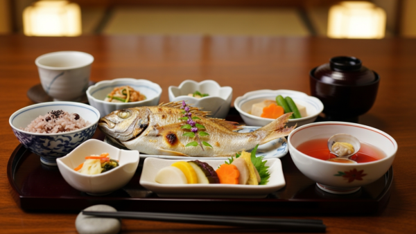 岡崎でお食い初め。一生食べ物に困らないよう願いを込めた手作り御膳