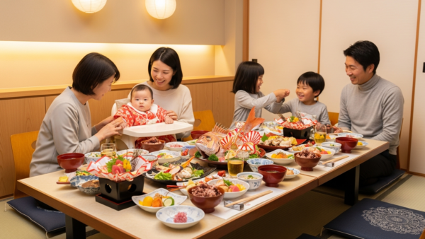 上の子がいても大丈夫。お食い初めで家族みんなが笑顔になれる個室空間