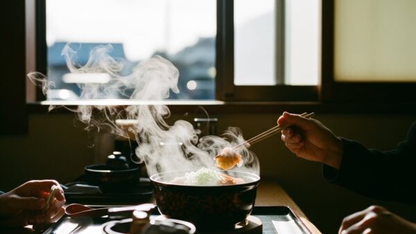 お墓参りや寺院の帰りに。駐車場完備でアクセス便利な魚信本店