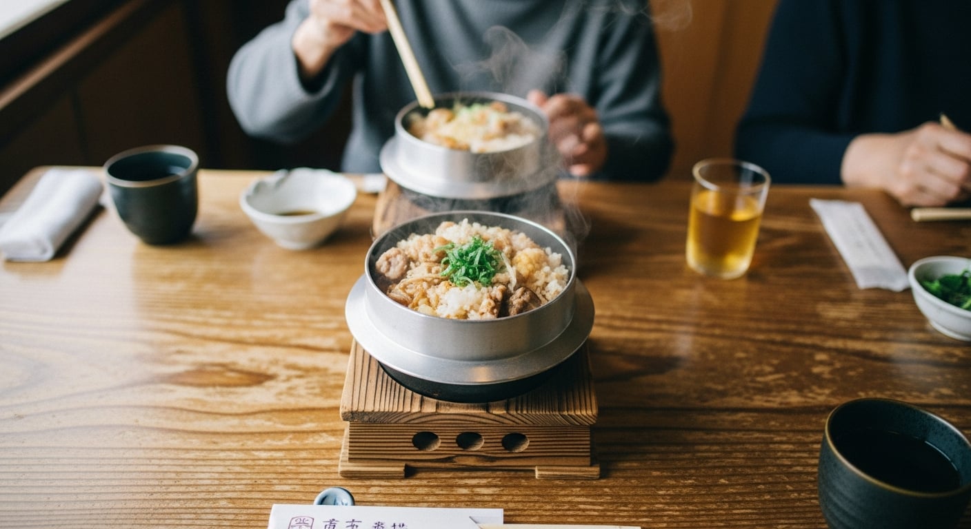岡崎で喜寿のお祝い。孫やひ孫と一緒に囲むアツアツの釜飯 | 季節の魚と釜飯　魚信
