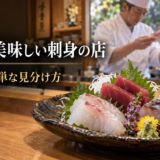 岡崎で美味しい刺身の店を見つける、3つの簡単な見分け方