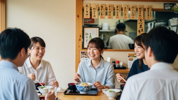 岡崎のおすすめ海鮮丼。器からはみ出すほどの盛り付けの裏側に密着