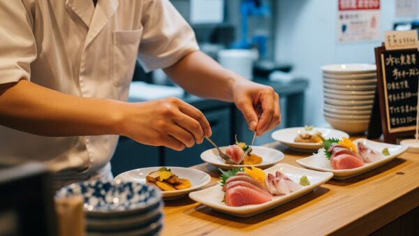 岡崎の旬の魚ランチ。朝獲れ鮮魚がお店に届いてからお刺身になるまで密着