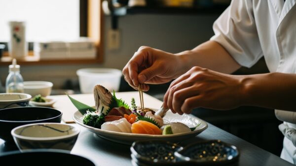 岡崎の活き造り。鮮度抜群の魚が芸術的な一皿に変わるまでの職人技に密着