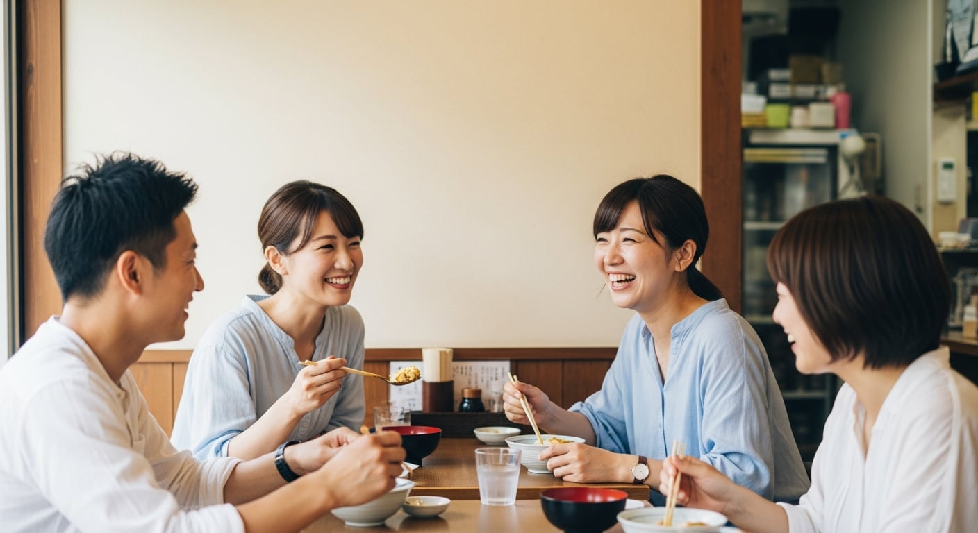 岡崎の炊き込みご飯ランチの前と後。土鍋の蓋を開けた瞬間のお客様の反応 | 季節の魚と釜飯　魚信
