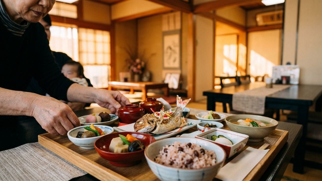 豊田市からお食い初めでご来店。女将のサポートで初めての儀式がスムーズに進む朝に密着 | 季節の魚と釜飯　魚信