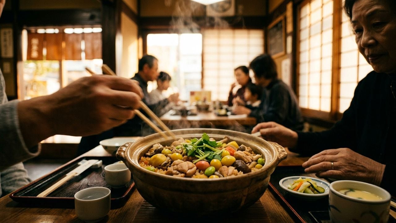 岡崎での法事ディナー。遠方の親戚も絶品釜飯を囲んで故人の昔話に花を咲かせる時間に密着 | 季節の魚と釜飯 魚信
