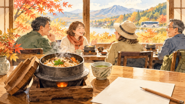 岡崎の団体ランチ・釜飯｜人数・予算・バス来店の相談｜魚信